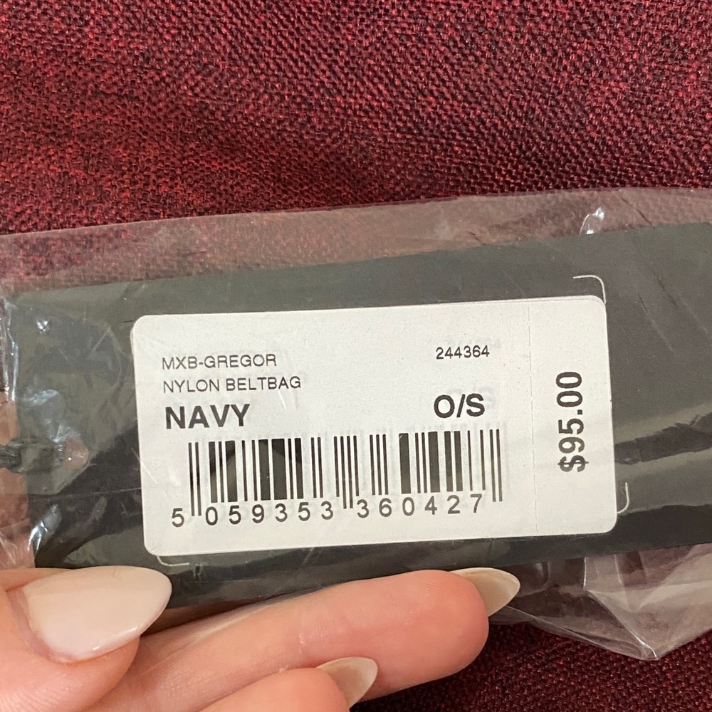 NWT Navy Blue Unisex Gregory Nylon BeltBag - Picture 9 of 9